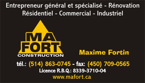 Construction Ma Fort inc.