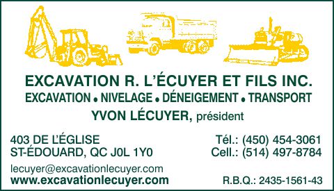 Excavation R. Lécuyer & Fils Inc.