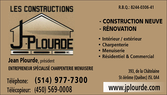 Les Constructions J.Plourde inc.