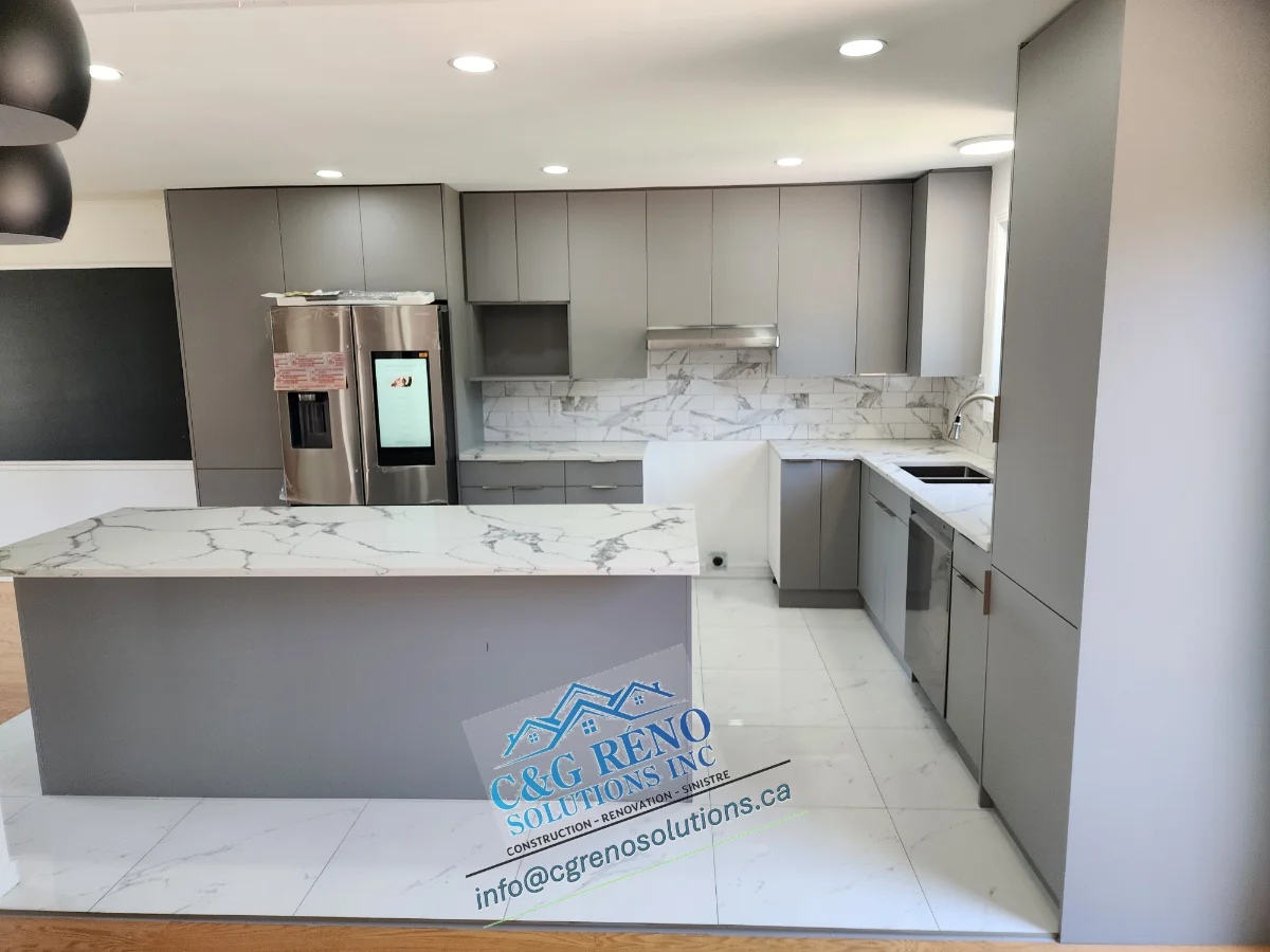 Rénovation complète de cuisine, C&G Réno Solutions Inc., Entrepreneur général à Longueuil (1)